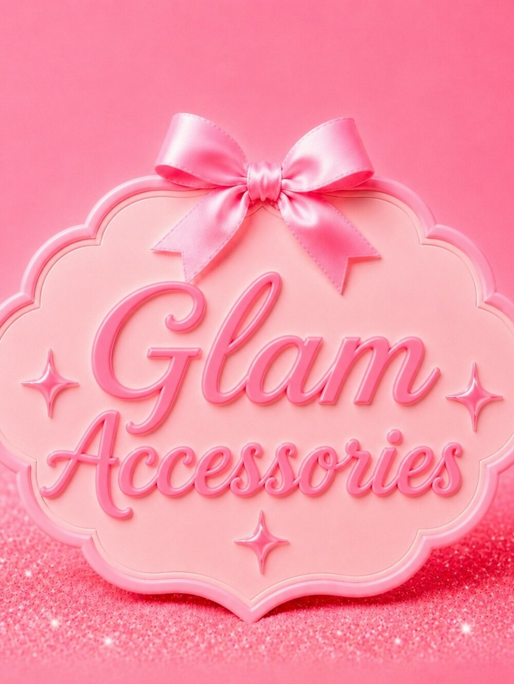 Glam Accessories Category Divider | Pink Boutique Organizer Graphic | Poshmark